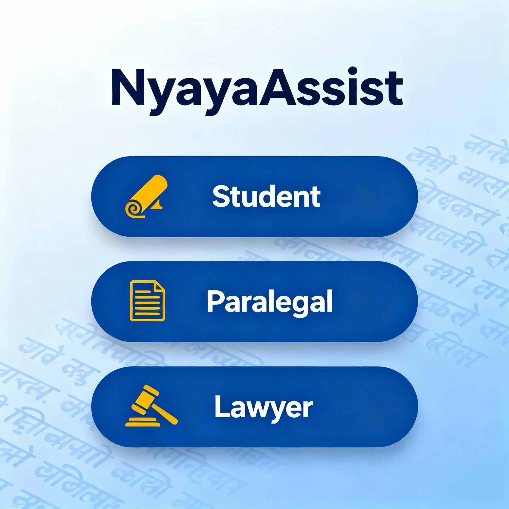 NyayaAssist: where AI meets Indian law gallery image