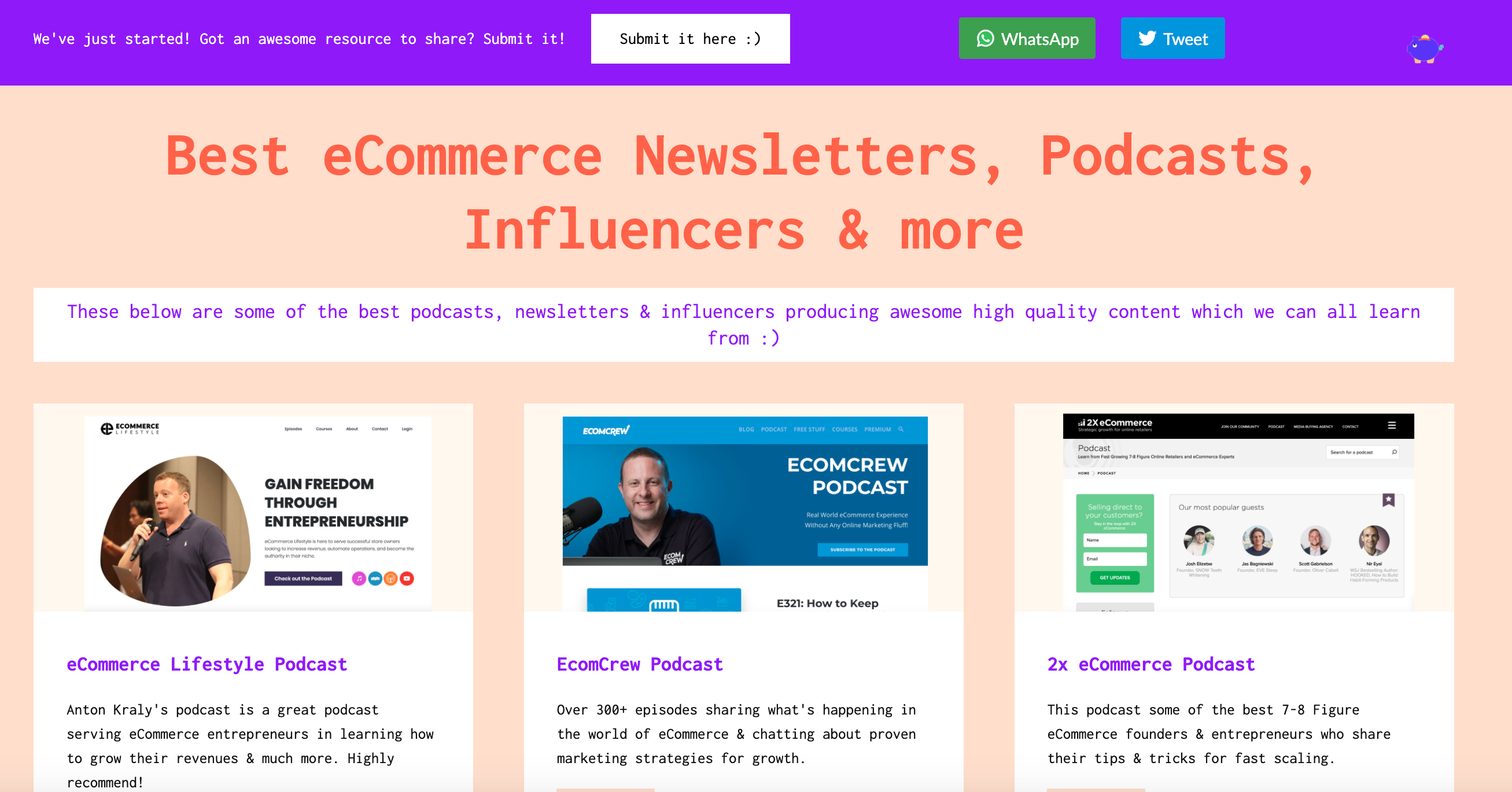 eCommerce Stack Inspiration gallery image