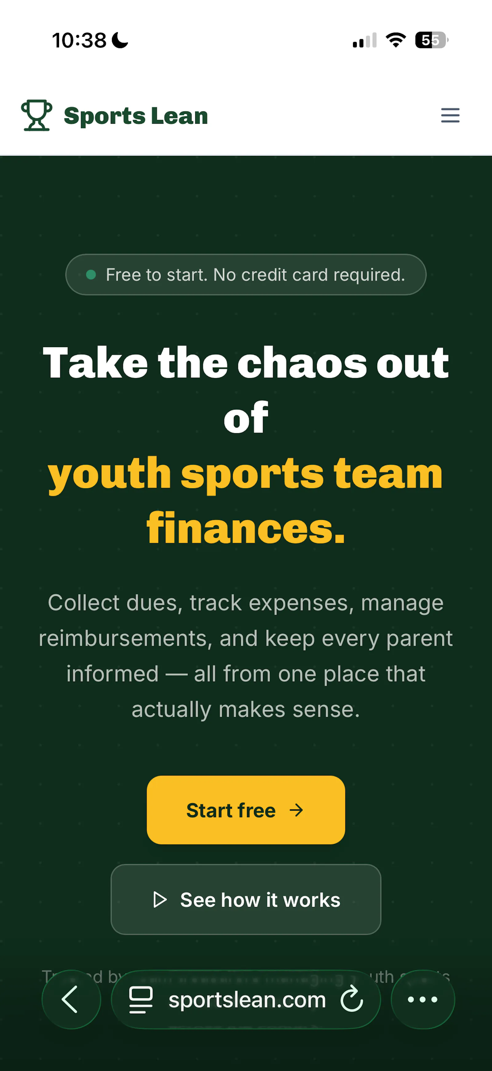 Sports Lean screenshot 1