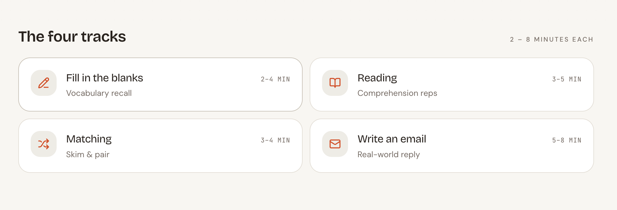 Lingo — A considered language habit gallery image