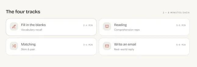 Lingo — A considered language habit gallery image