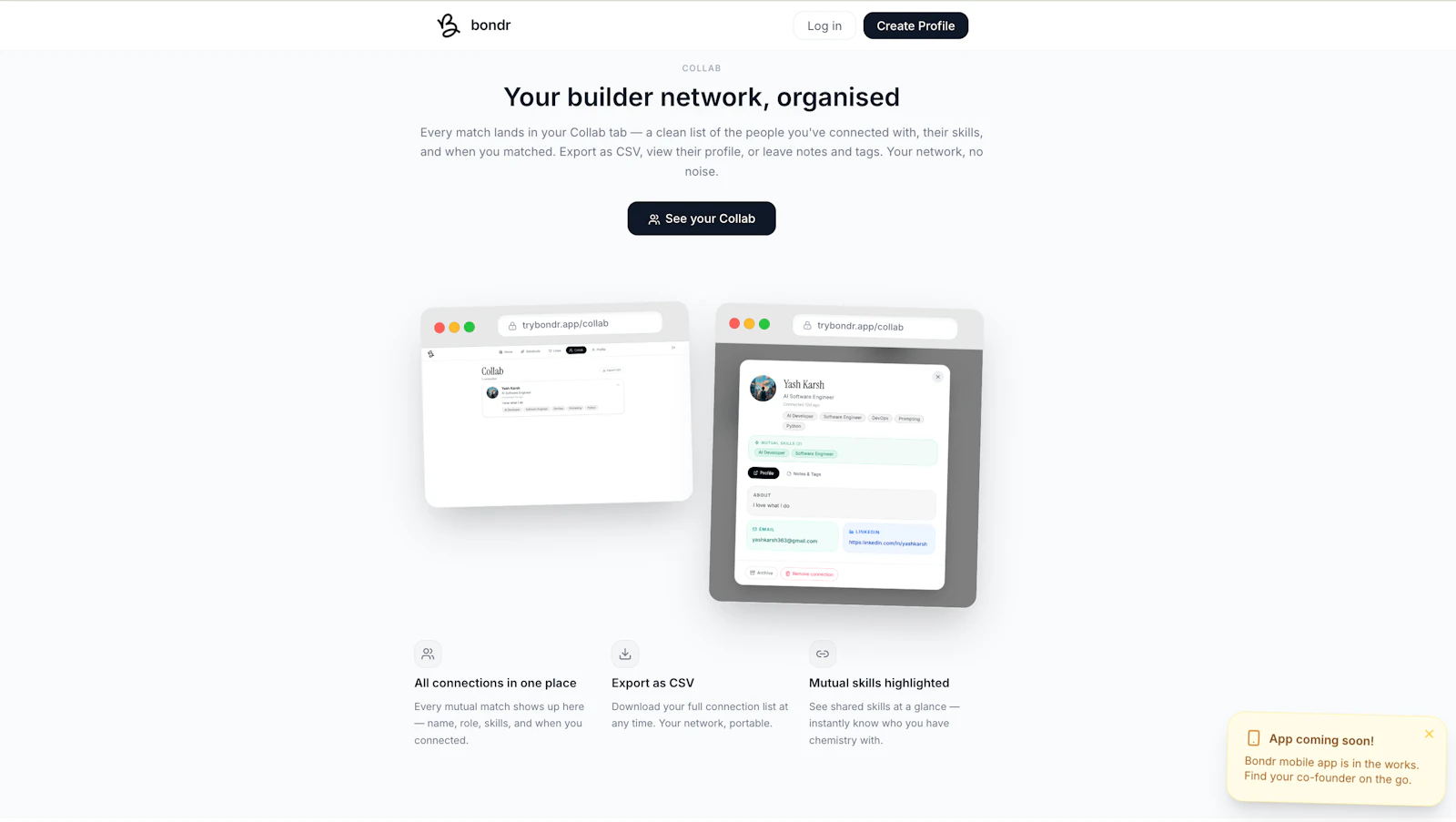 Bondr screenshot 7