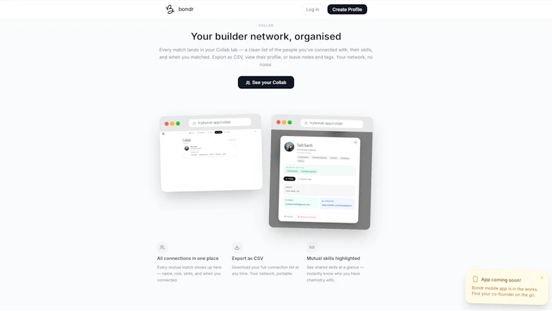 Bondr screenshot 7