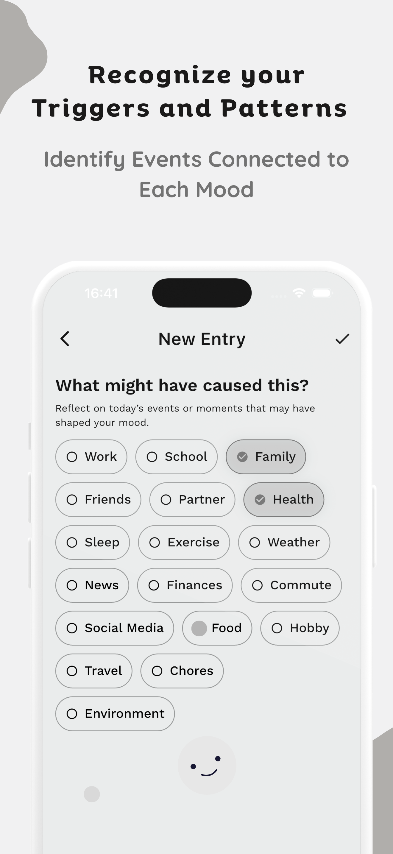 Media Emofit: Mood Journal and Tracker - Tiada Fluff: Hanya memperbaiki dan memproses emosi & pemikiran 7