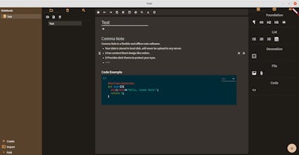 Comma Note gallery image