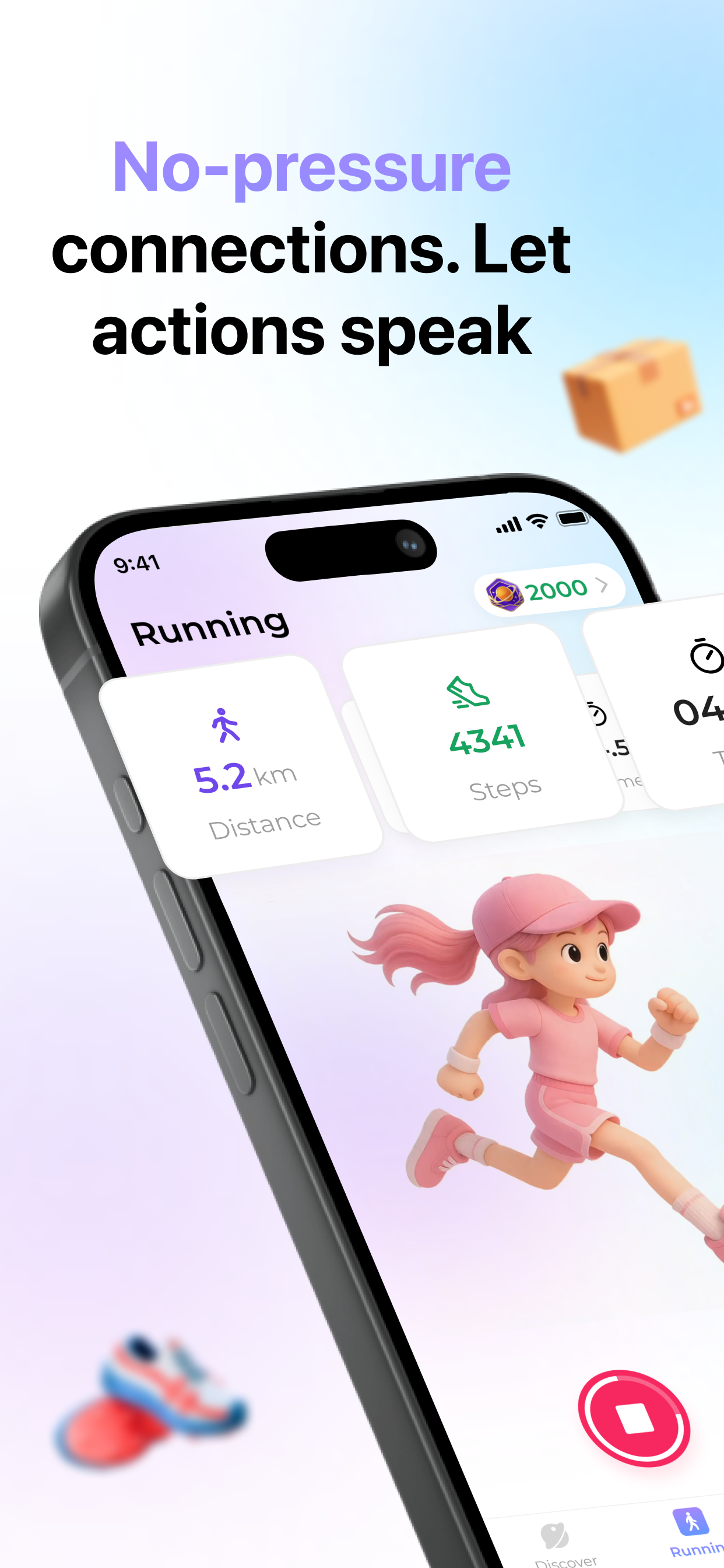 Media Sambungkan antara satu sama lain melalui gerakan - RunningLink 2