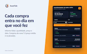 AssetTab Monitor de Ações e ETFs gallery image