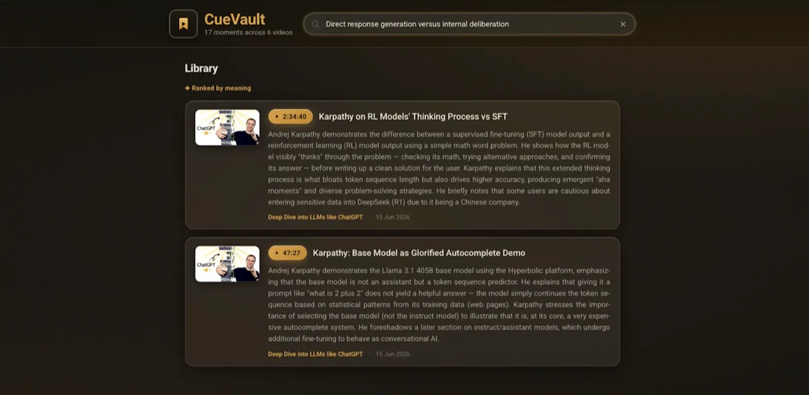 CueVault screenshot 3