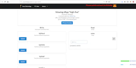 One Click dApp gallery image