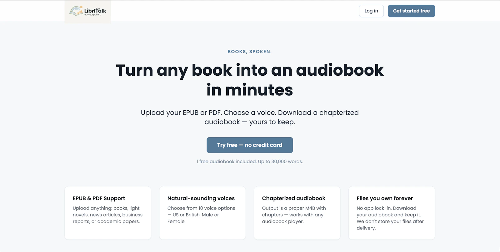 LibriTalk — Books, spoken. screenshot 1