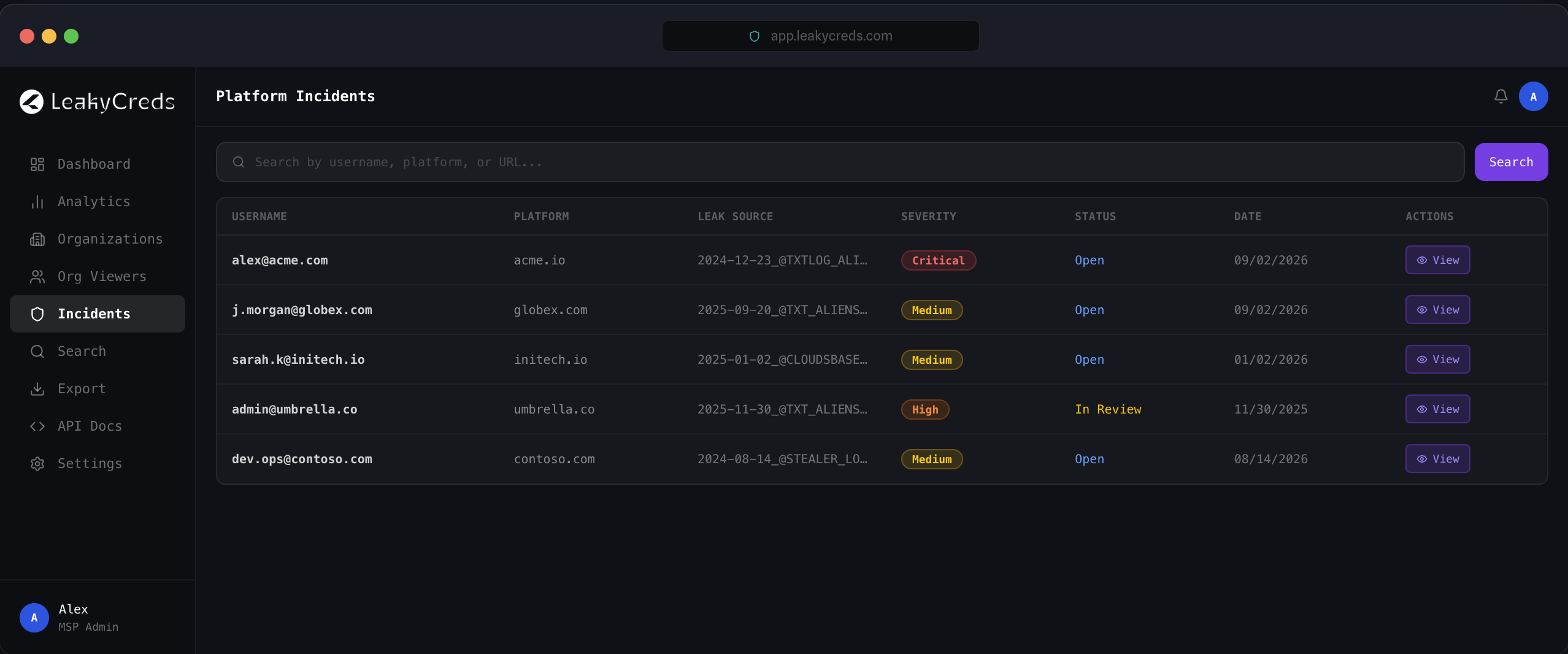 LeakyCreds gallery image