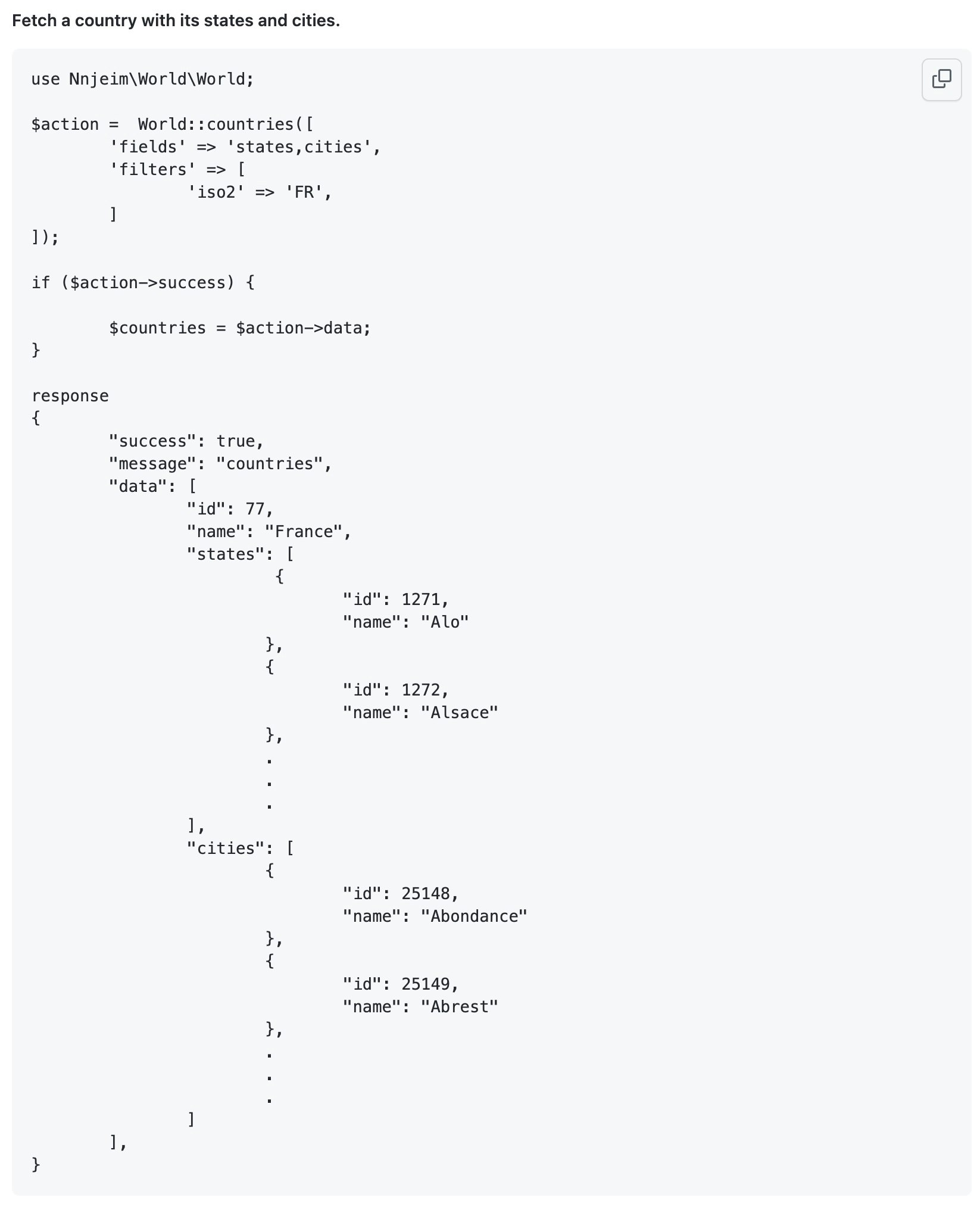 Laravel world gallery image