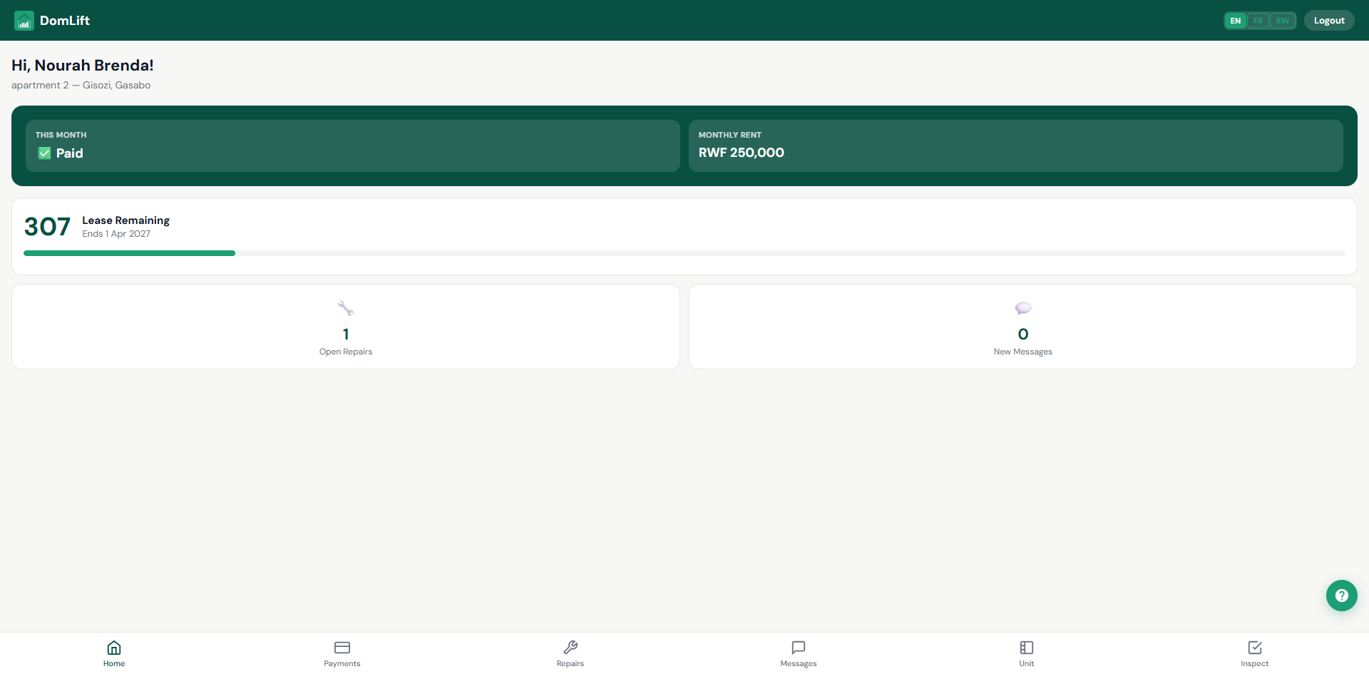 DomLift — Property management for Rwanda gallery image