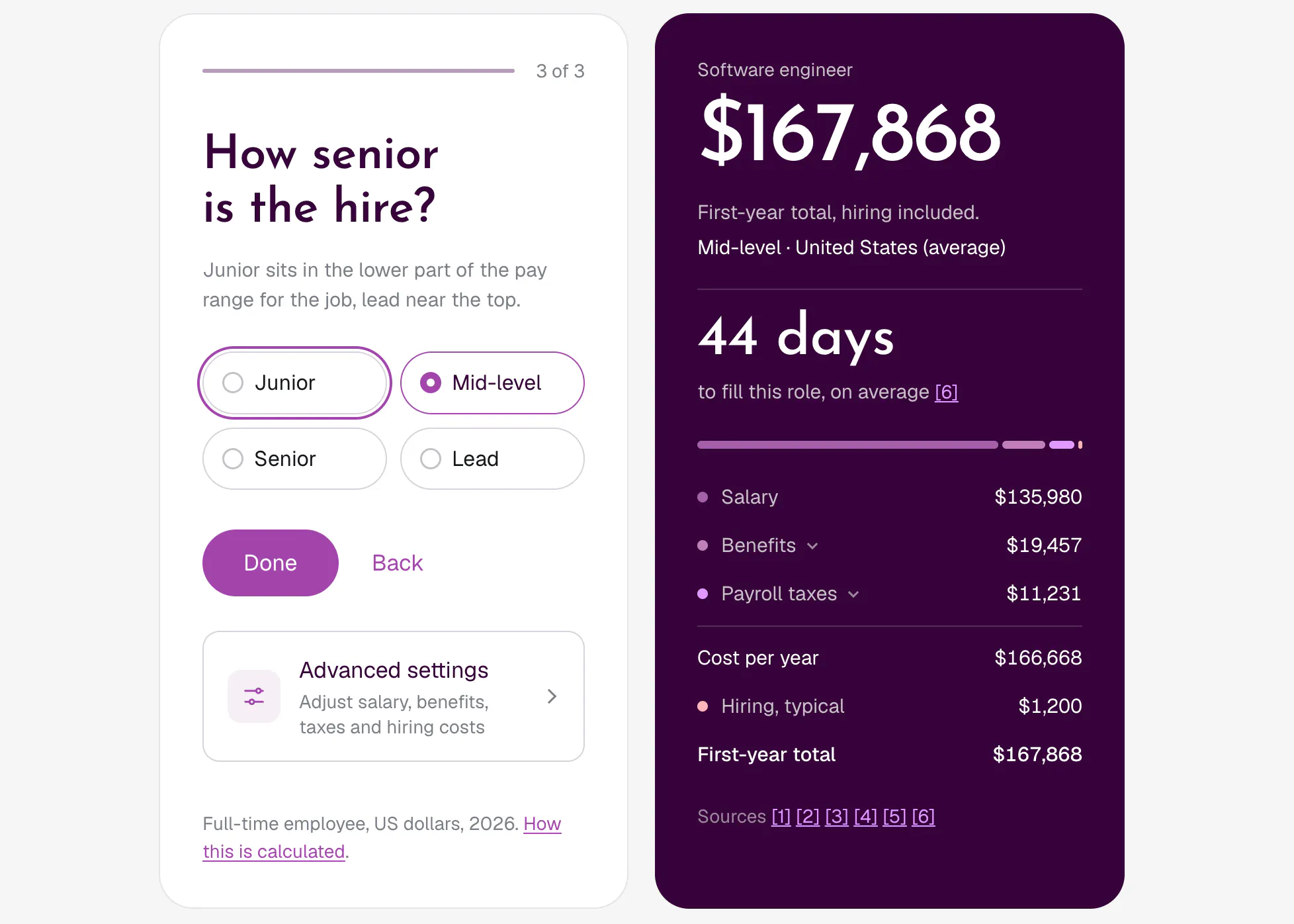 Employee Cost Calculator gallery image