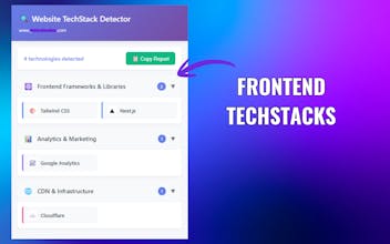Chrome Extension: TechStack Finder gallery image