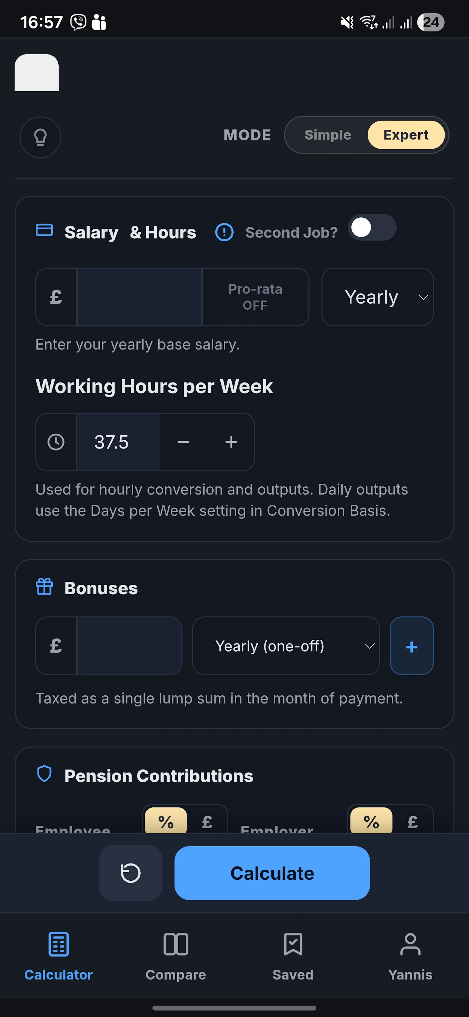 myIncome UK Salary calculator screenshot 3
