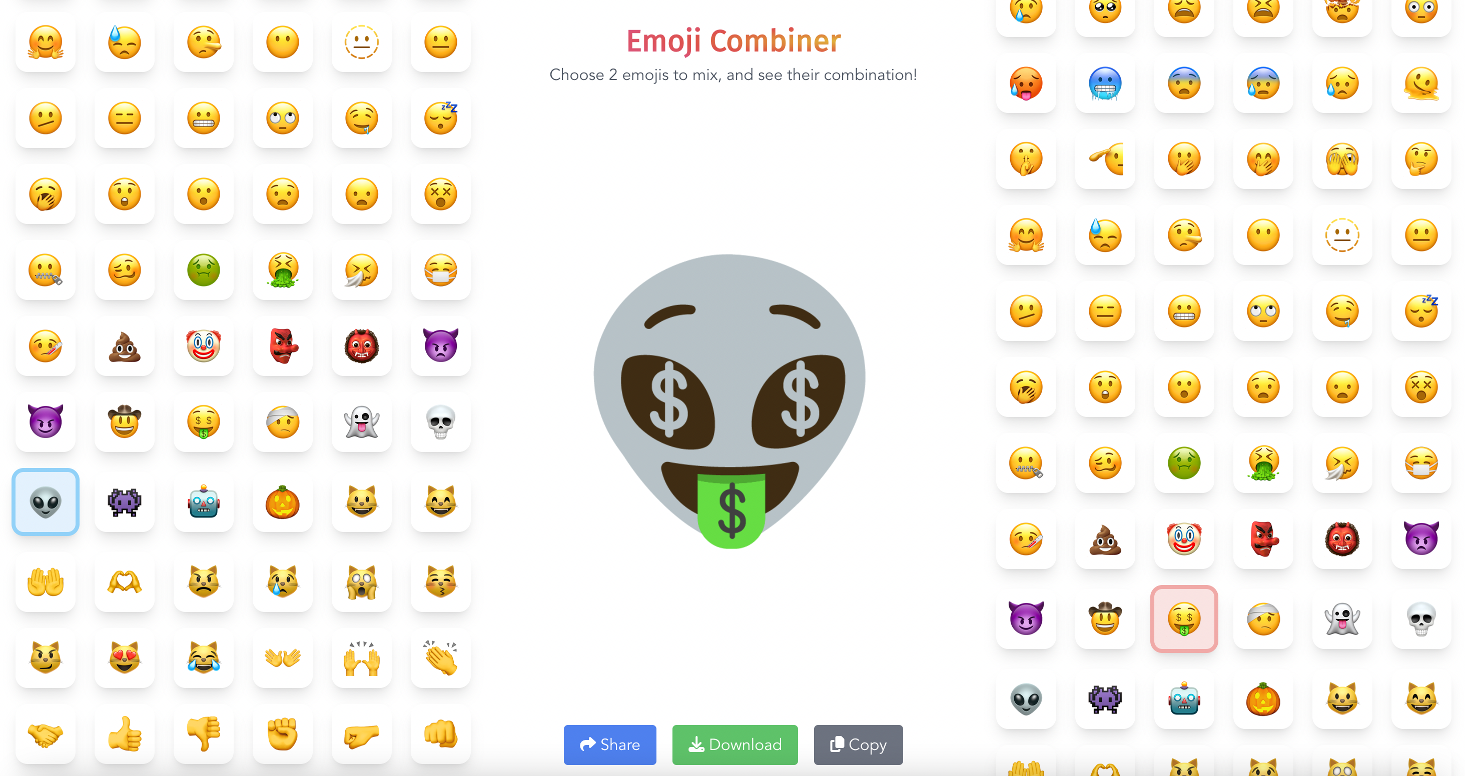 Combinador de emoji media 3