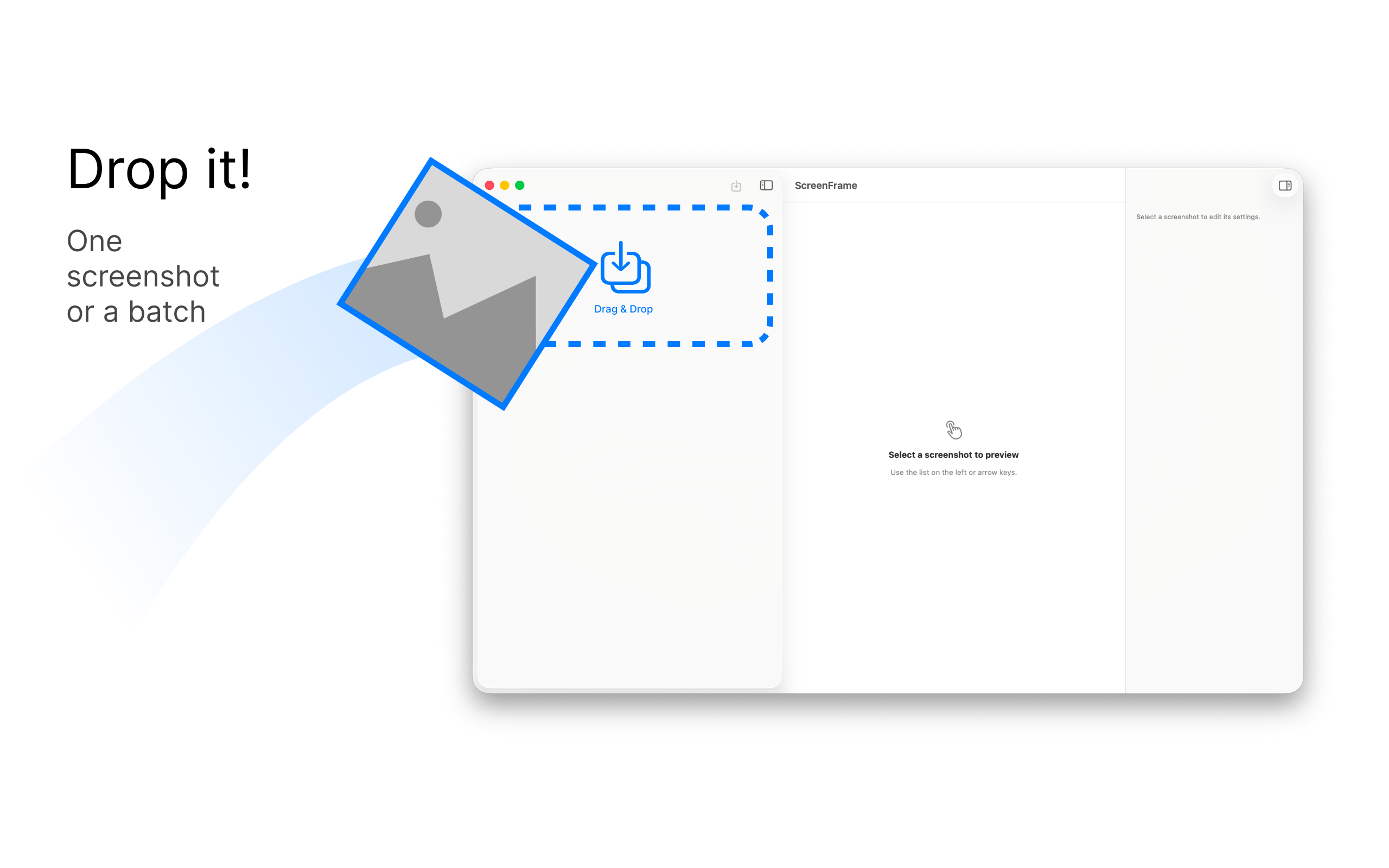 ScreenFrame: Mockup Device Phone - Screenshot 3 showing product features and functionality