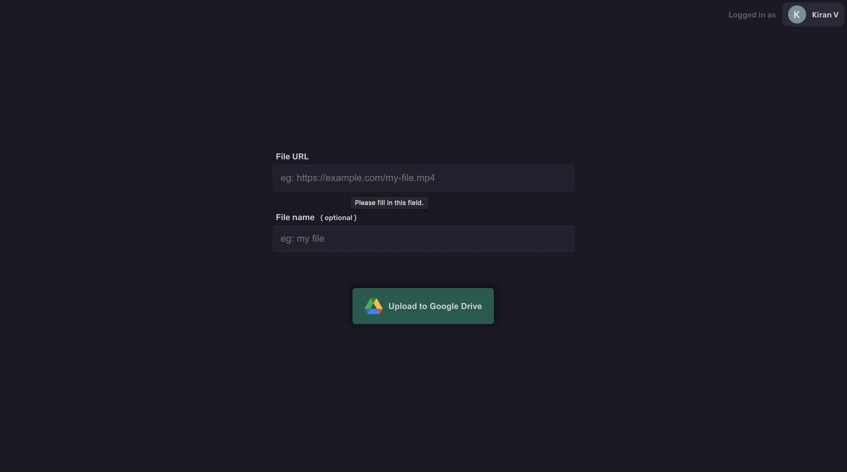 Google Drive URL Uploader gallery image