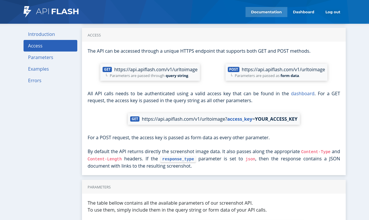 ApiFlash gallery image