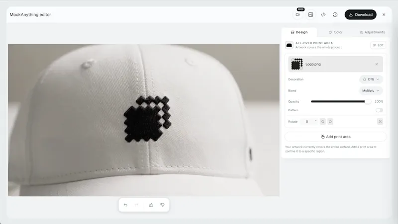 Stitch AI by Dynamic Mockups screenshot 3