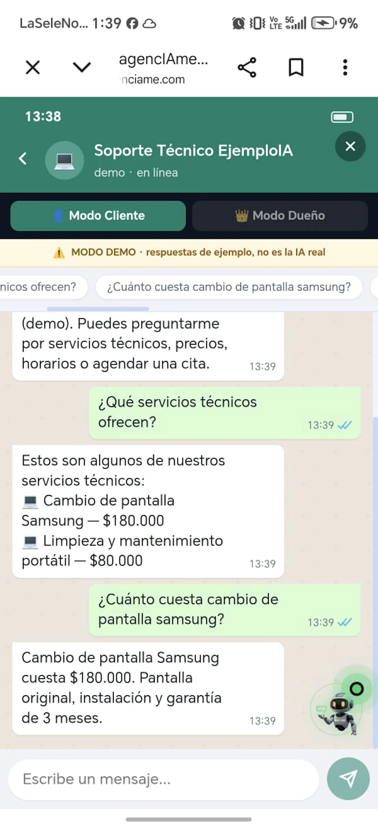 agencIAme screenshot 2