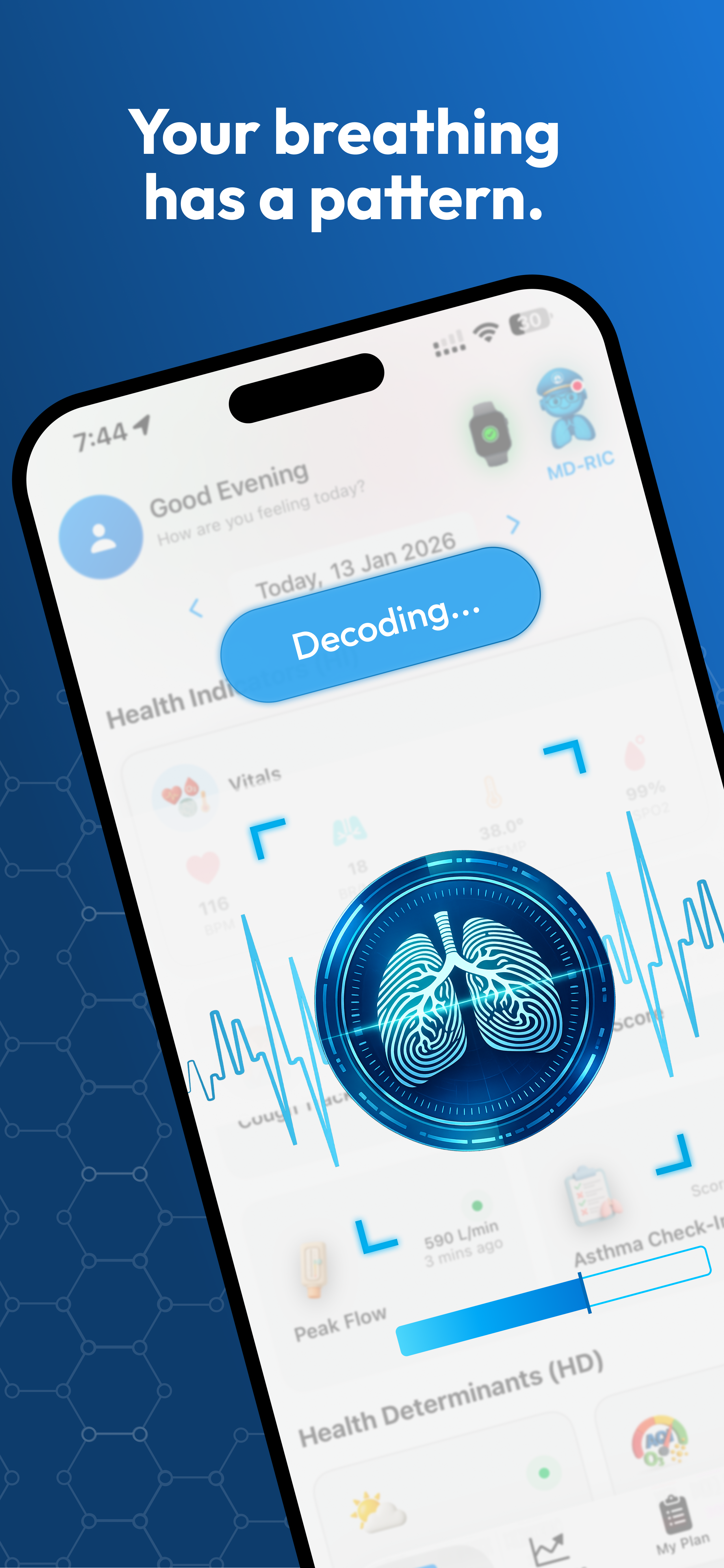 Respire LYF - Screenshot 2 showing product features and functionality