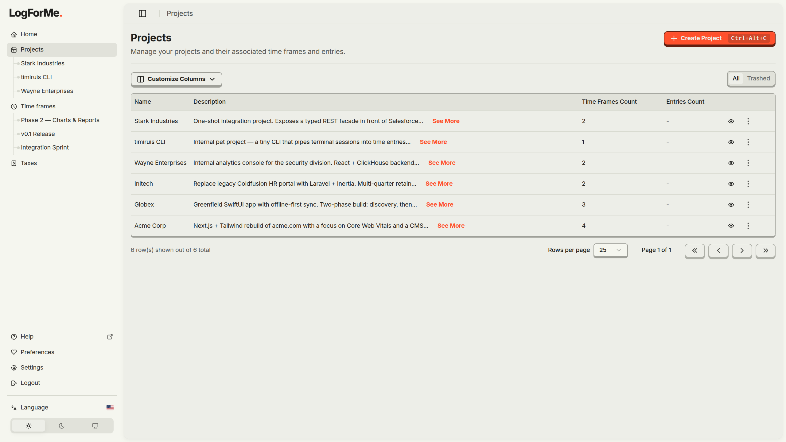 LogForMe gallery image