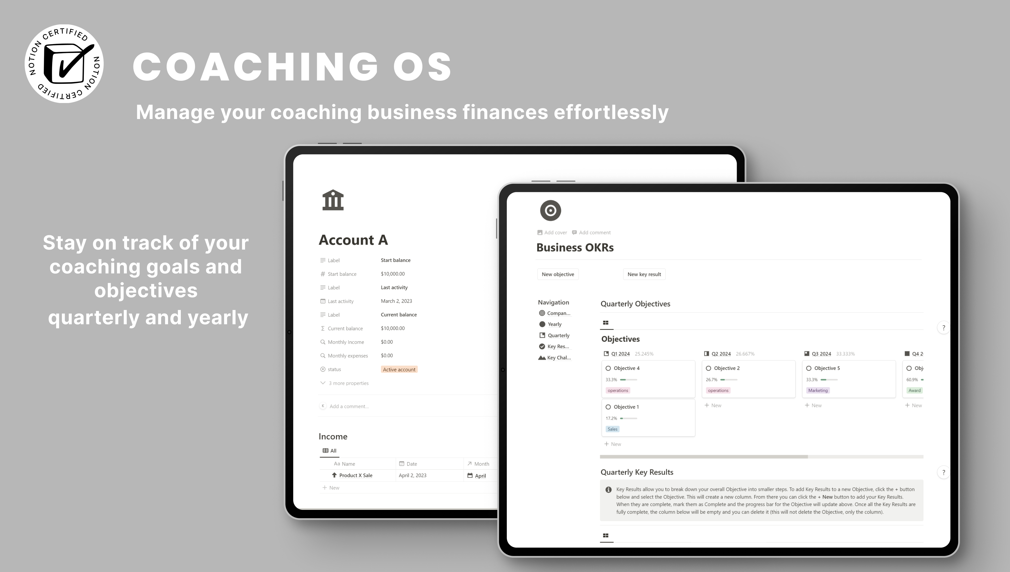 Notion Coaching OS media 4