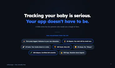No Fuss - Baby Tracker With Attitude gallery image