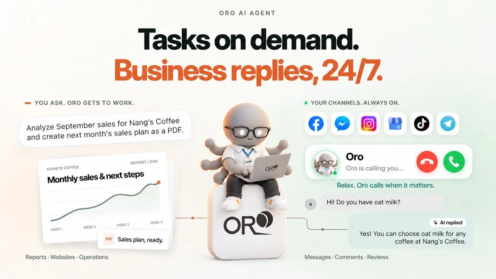 Oro AI Agent screenshot 1 (video preview)