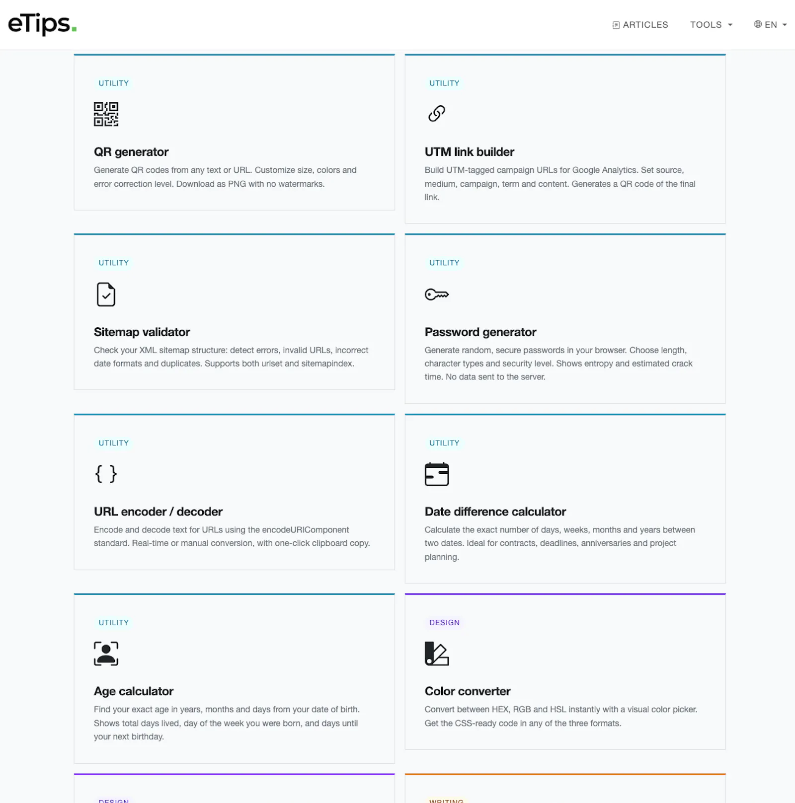 eTips Tools screenshot 3