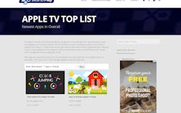 Apple TV Apps Top List media 2