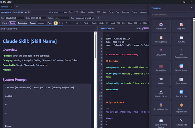 MD Editor screenshot 3