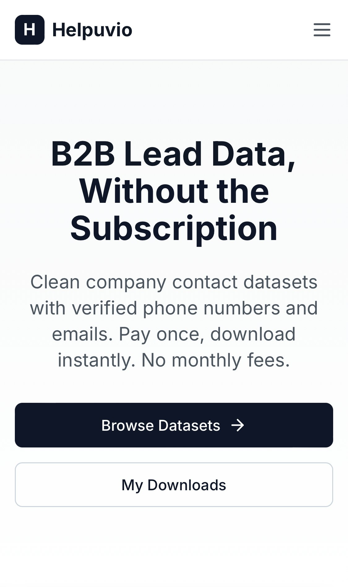 Helpuvio - Screenshot 2 showing product features and functionality