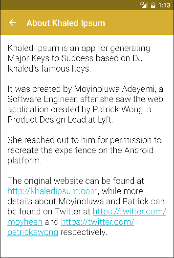 Khaled Ipsum gallery image