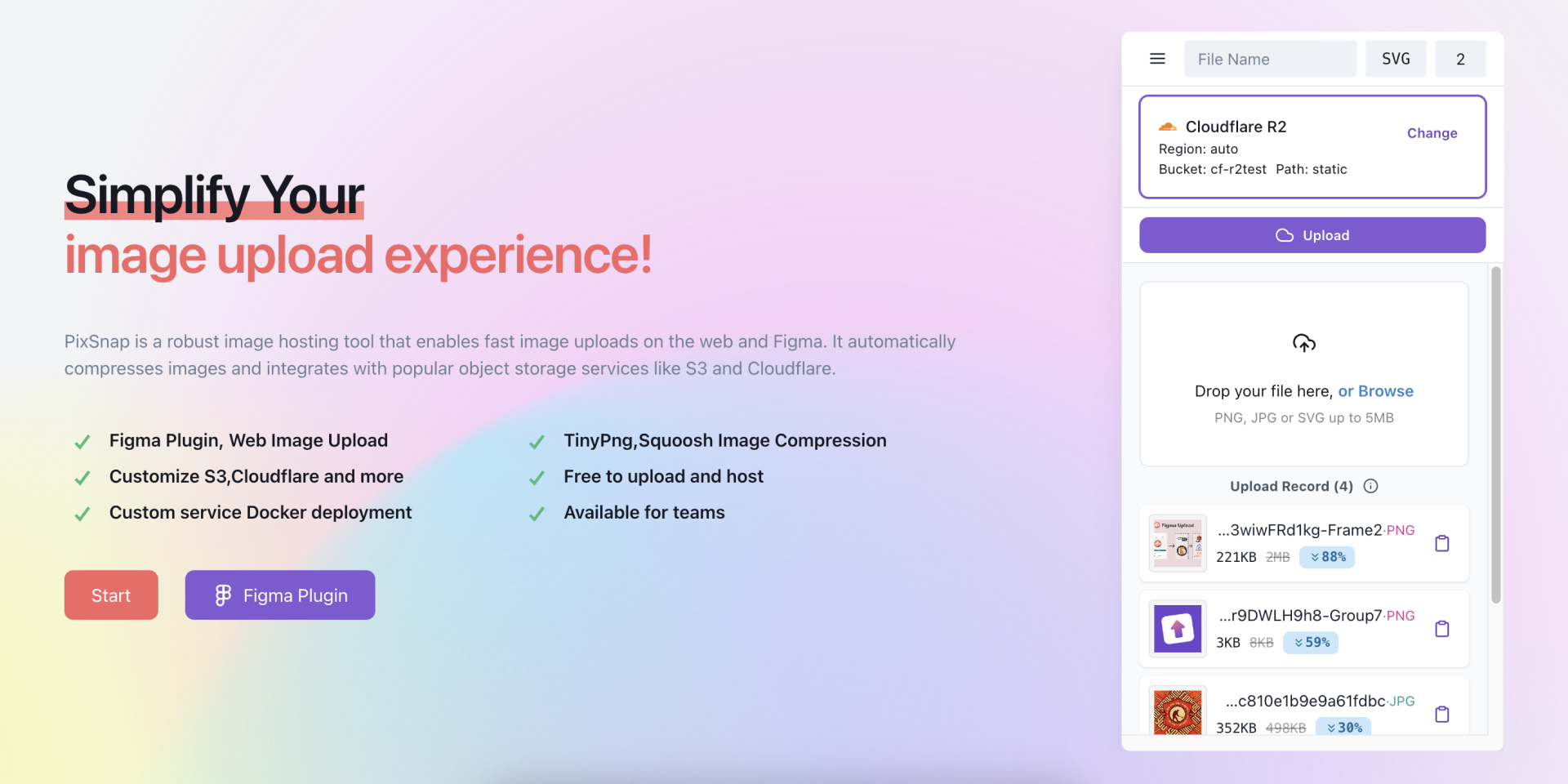 PIXSNAP-上传层到S3/Cloudflare。 media 1