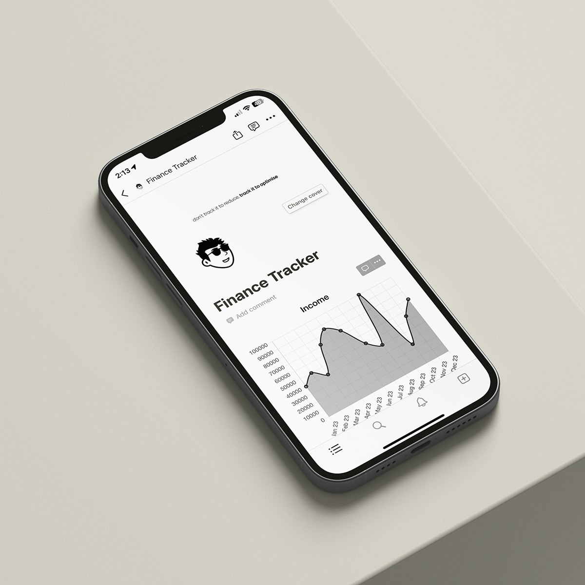 Notion Personal Finance Dashboard