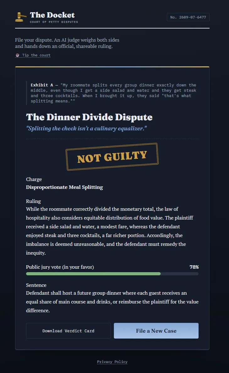 The Docket gallery image