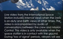 ISS Live Video & Audio Stream media 3
