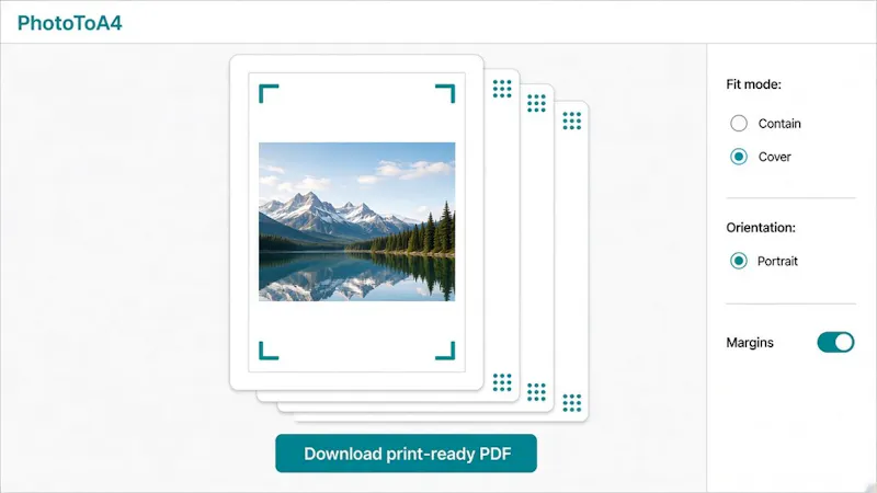PhotoToA4 screenshot 3