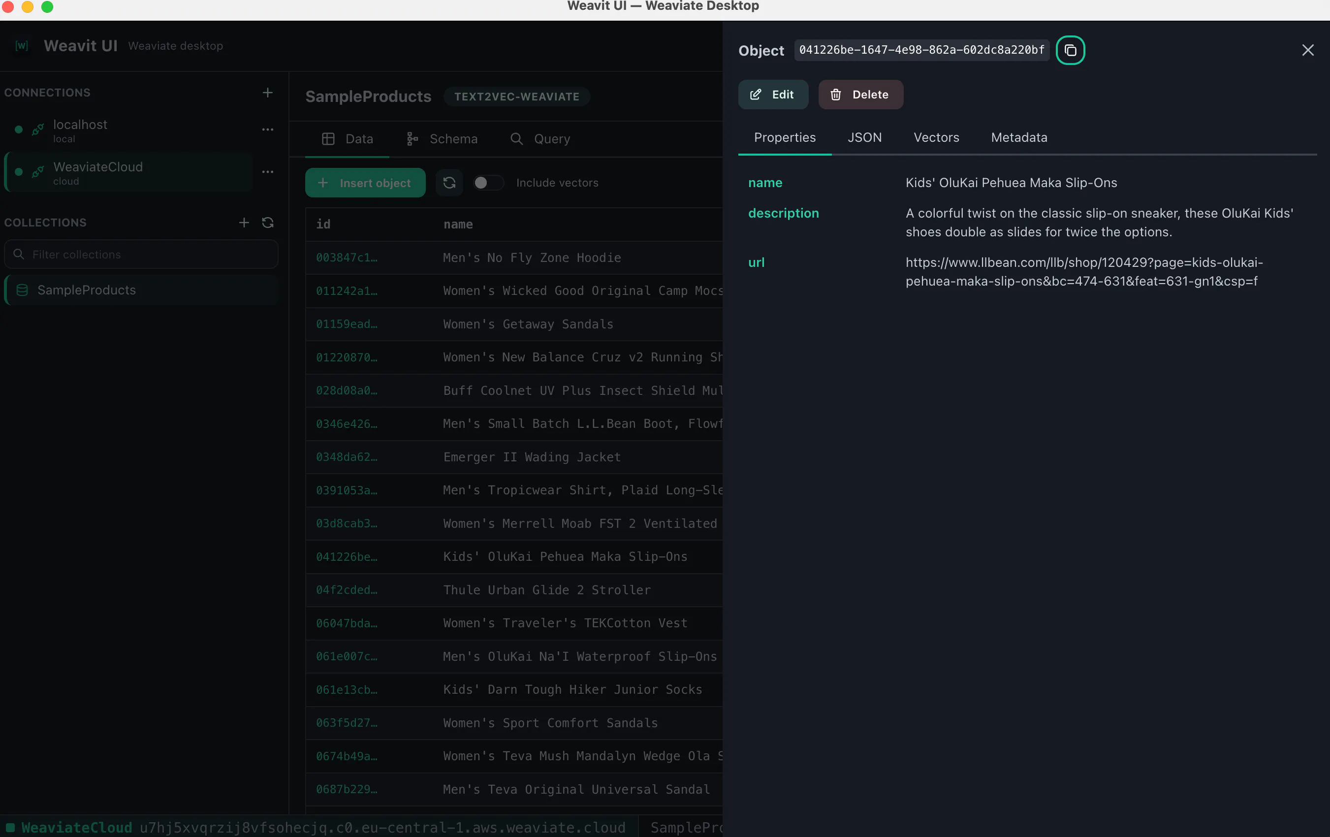 Weavit UI gallery image
