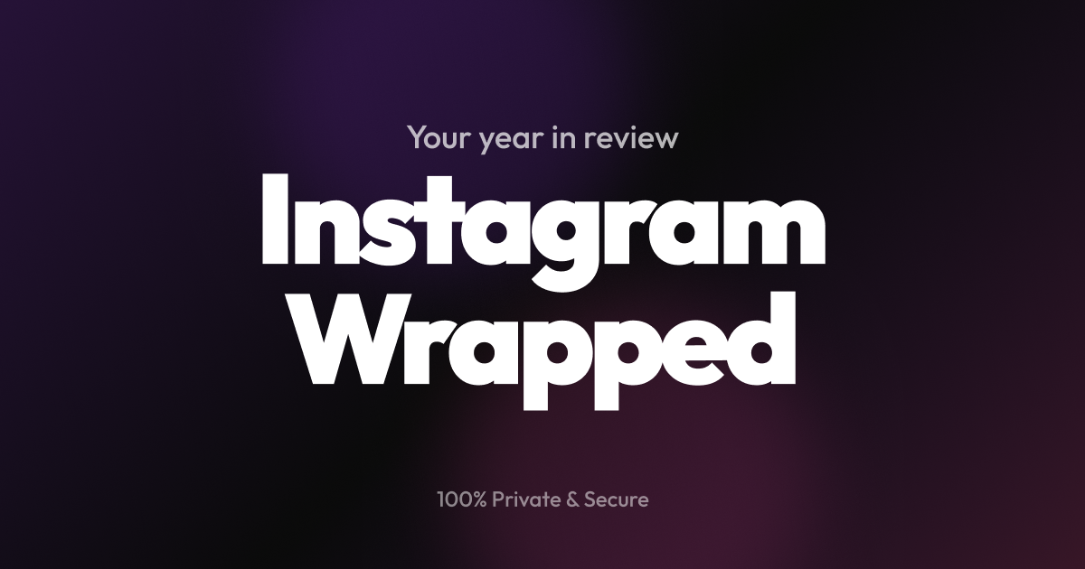 Instagram Wrapped gallery image