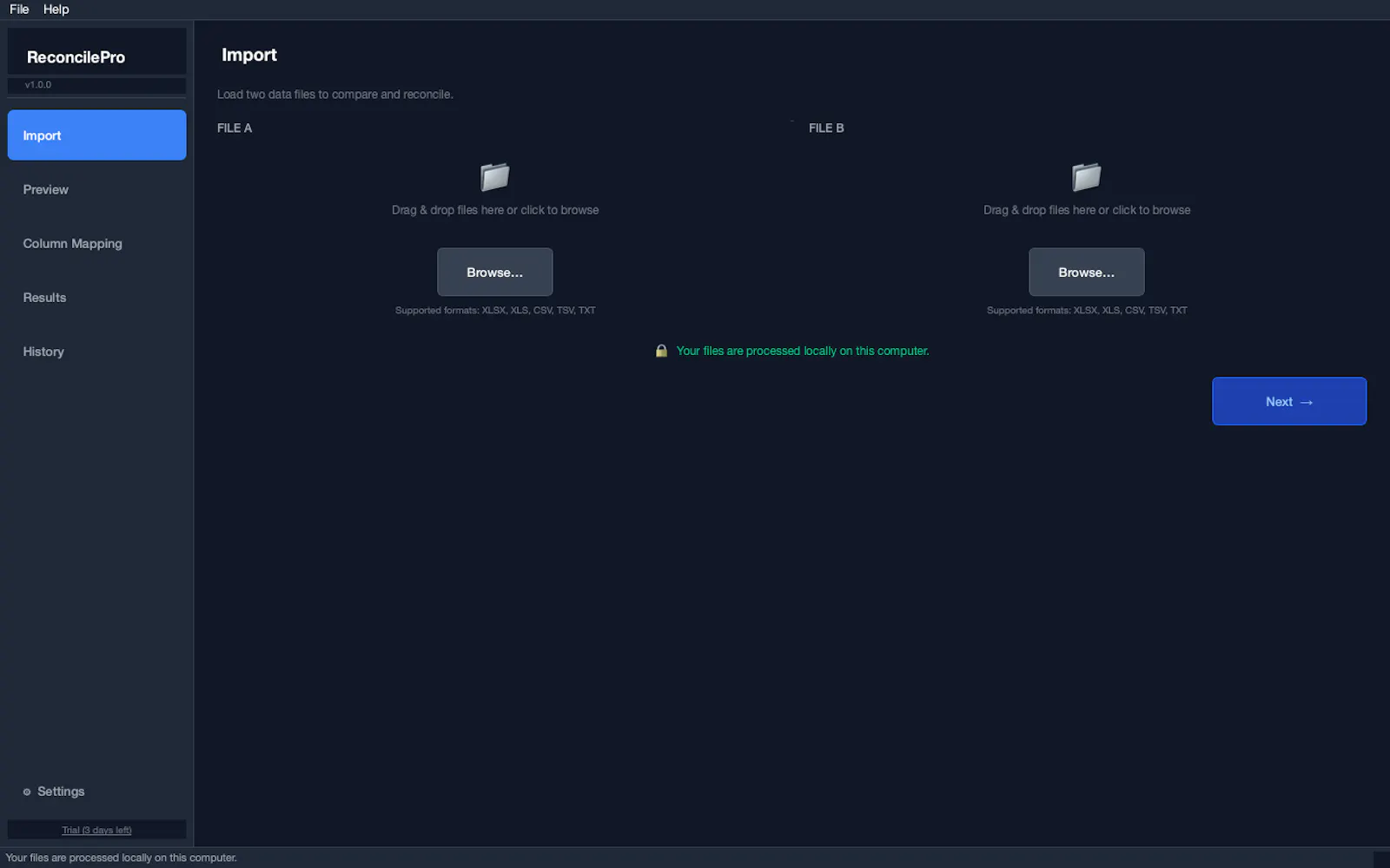 ReconcilePro screenshot 2