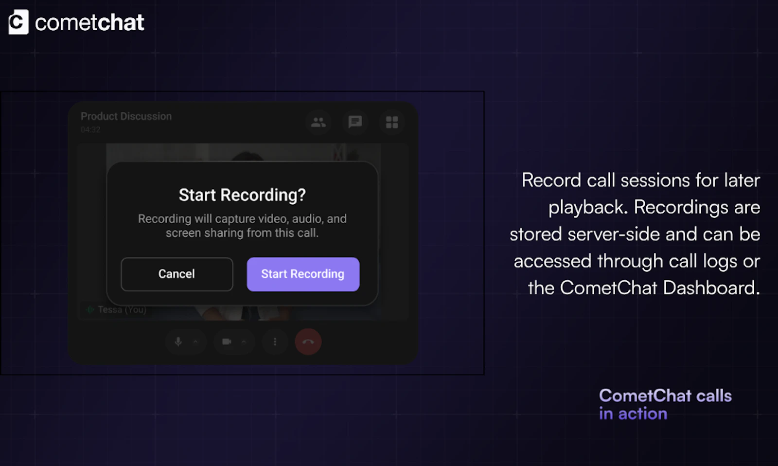 Voice and Video Calling by CometChat screenshot 4