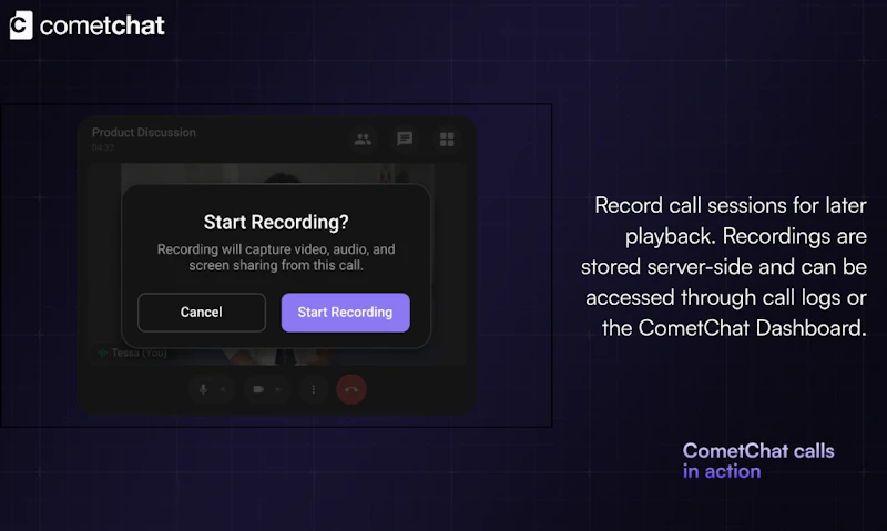 Voice and Video Calling by CometChat screenshot 4