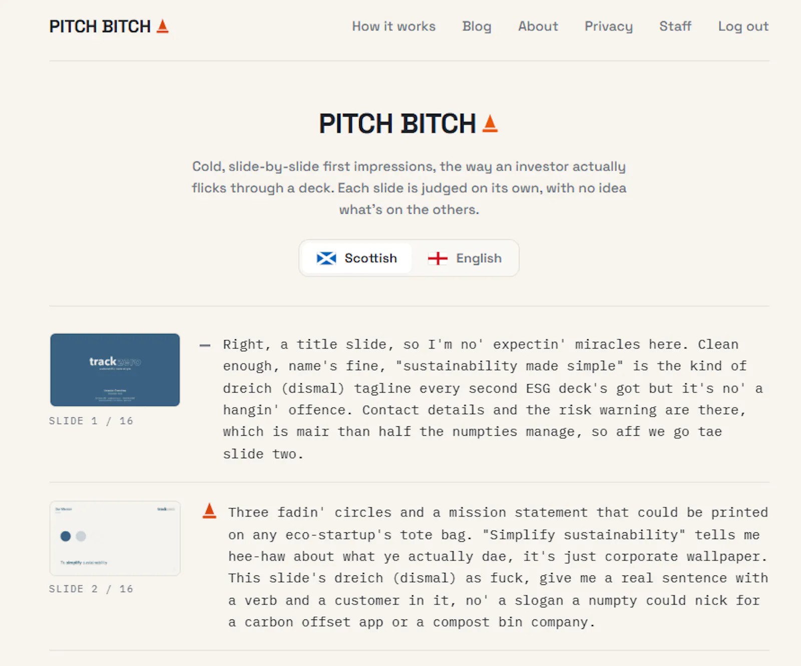 Pitch Bitch screenshot 2