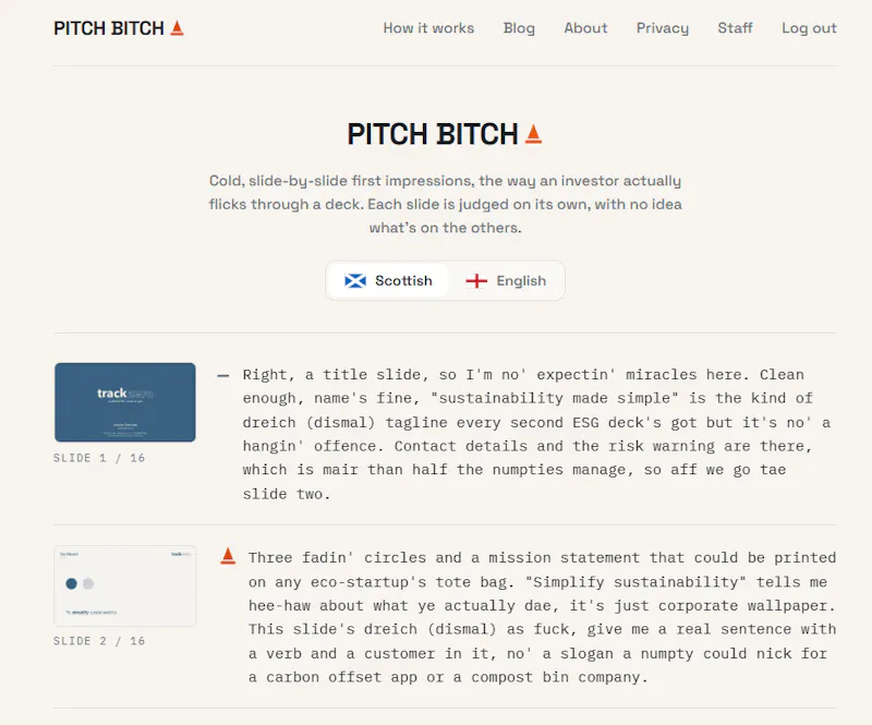 Pitch Bitch screenshot 2