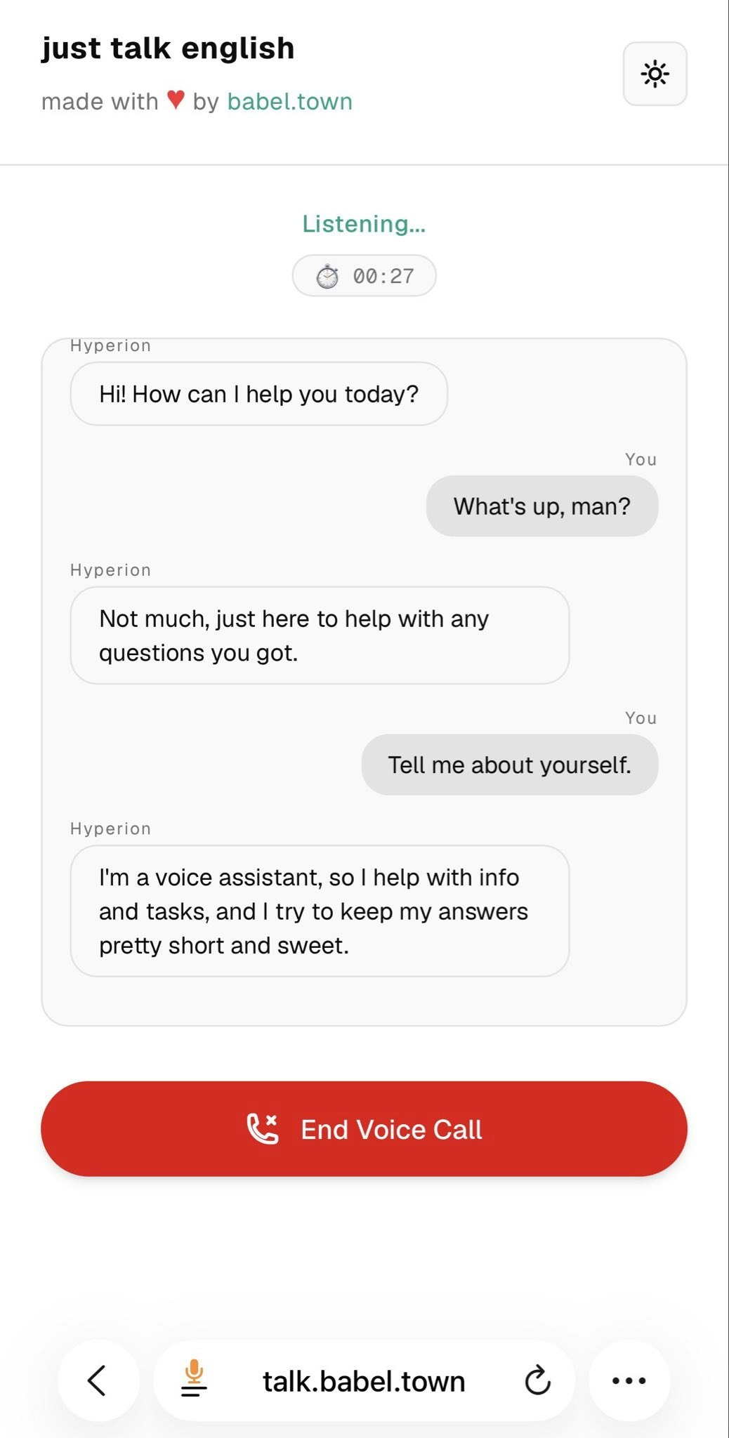 just talk english gallery image