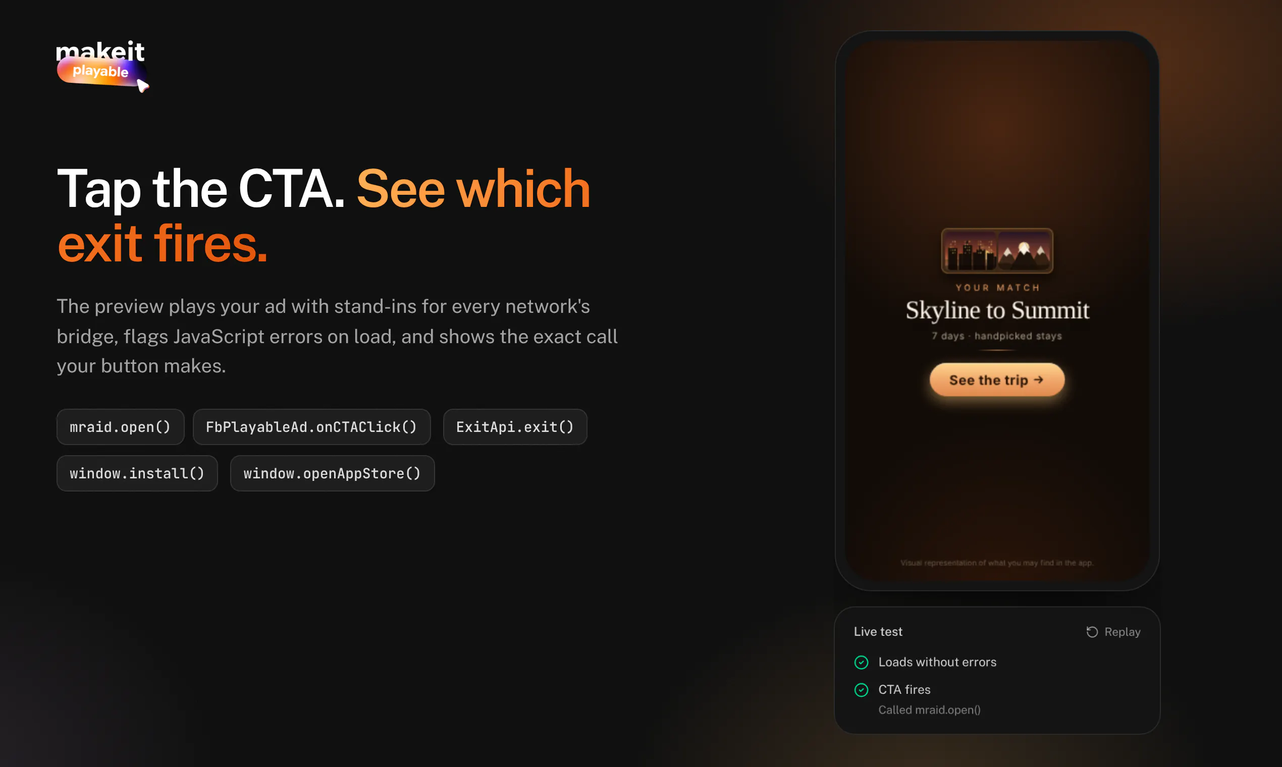 Playable Ad Tester by Make It Playable gallery image